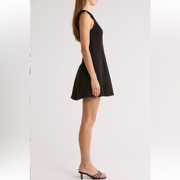 Reformation Elegant Black Sleeveless Dress Size Large NWTs $250 - Picture 3 of 7